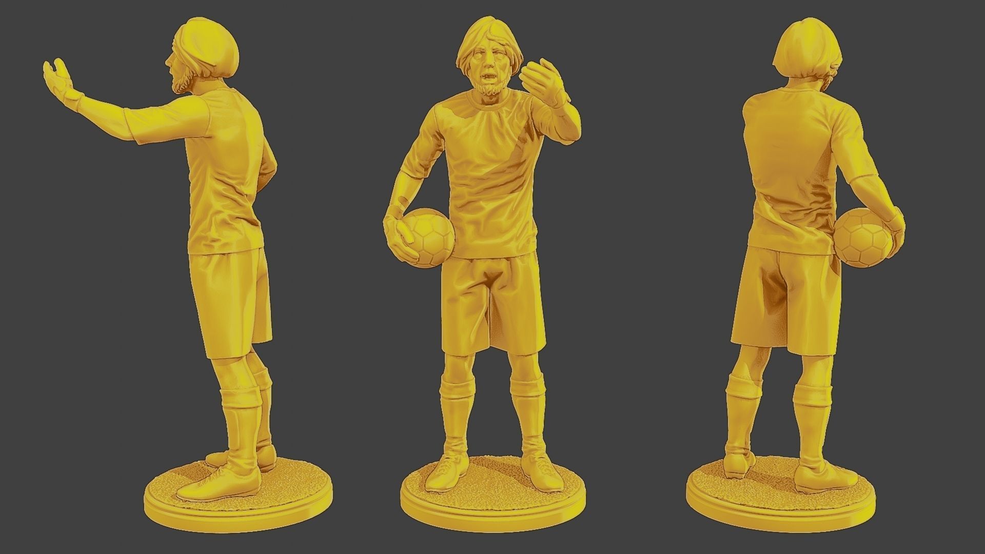 Soccer Players SP Pack 4 3D Model Collection_6