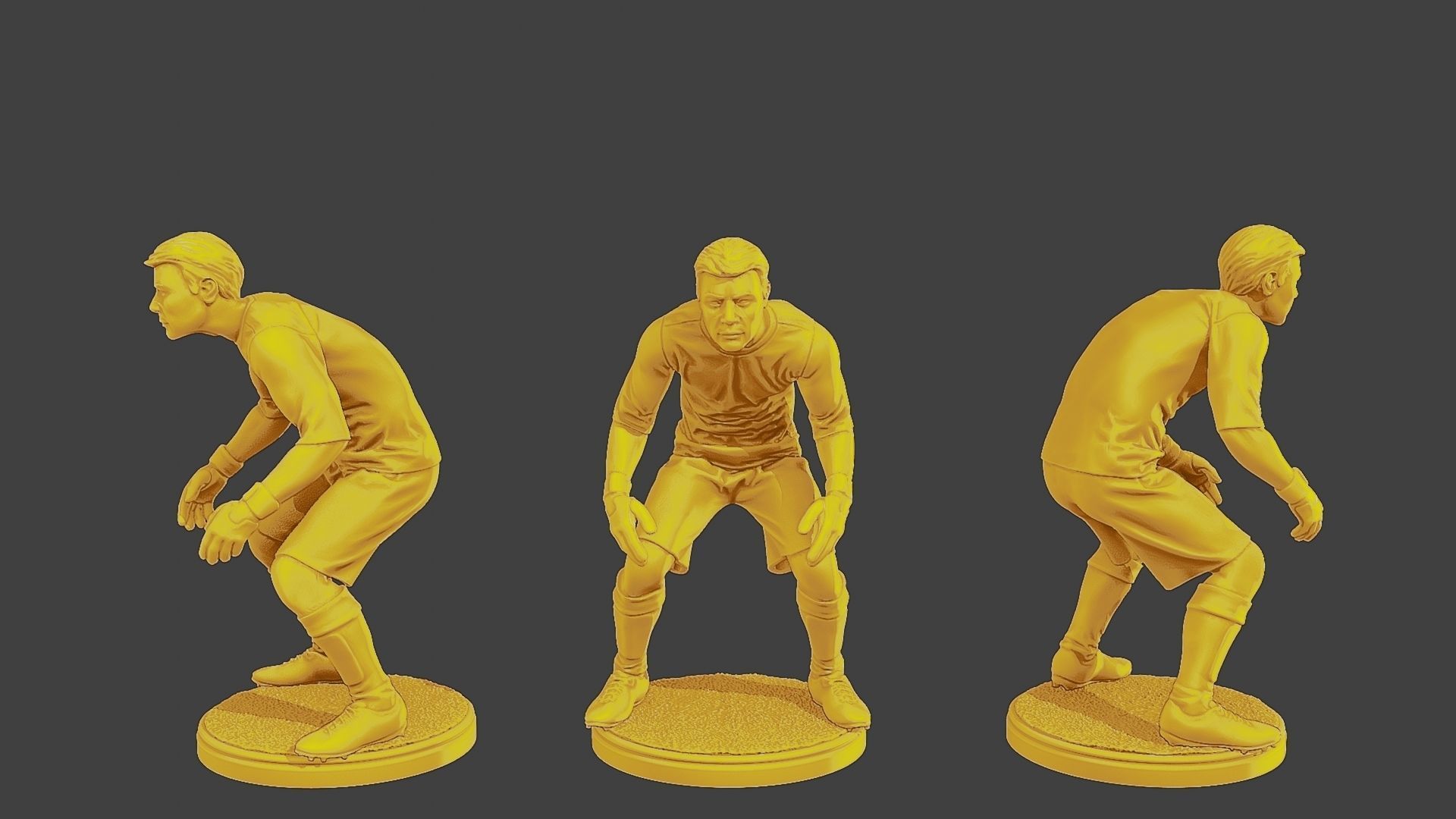 Soccer Players SP Pack 4 3D Model Collection_5