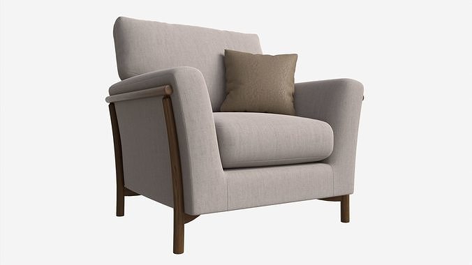 Chair Ercol Avanti 3D model 2
