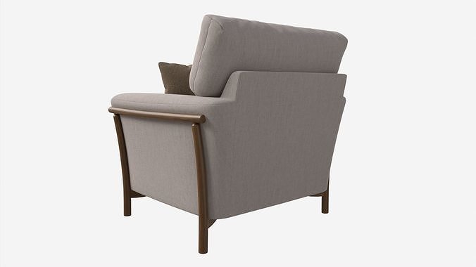 Chair Ercol Avanti 3D model 4