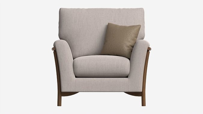 Chair Ercol Avanti 3D model 5