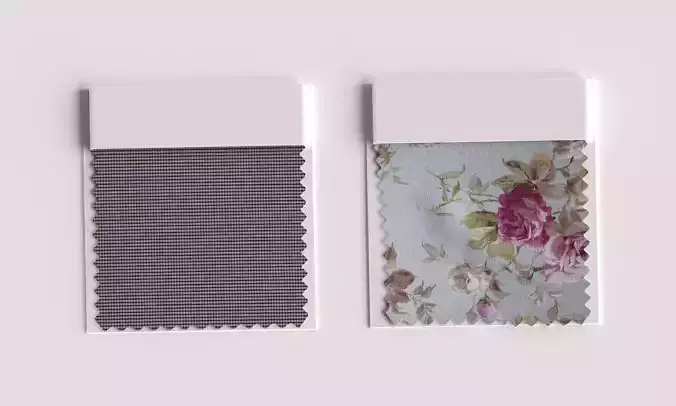 Fabric Swatches template  3D model