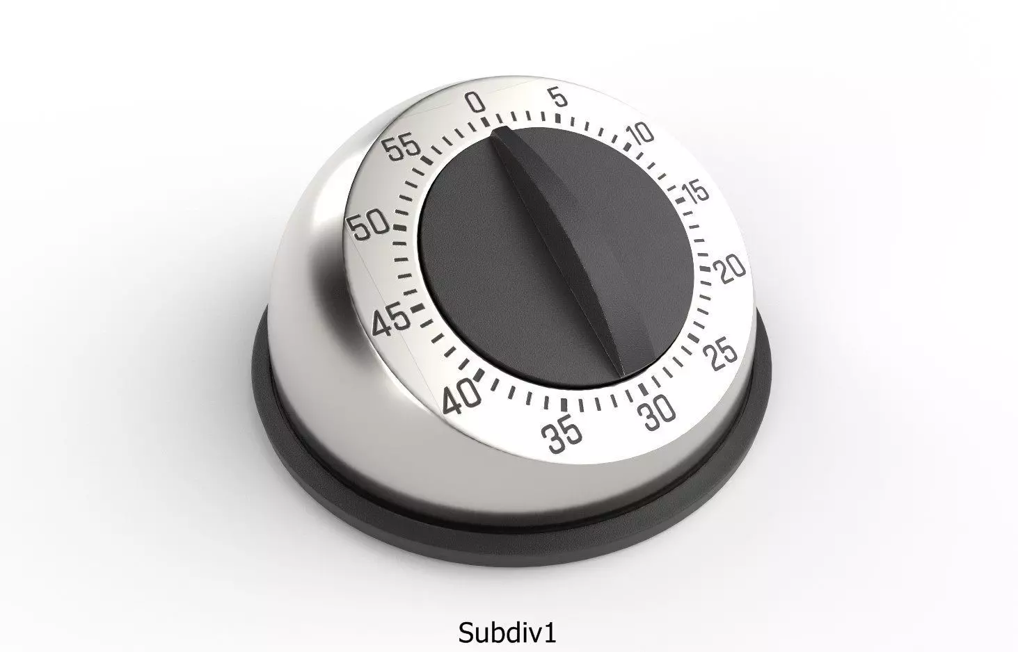 Timer 02 Low-poly 3D model