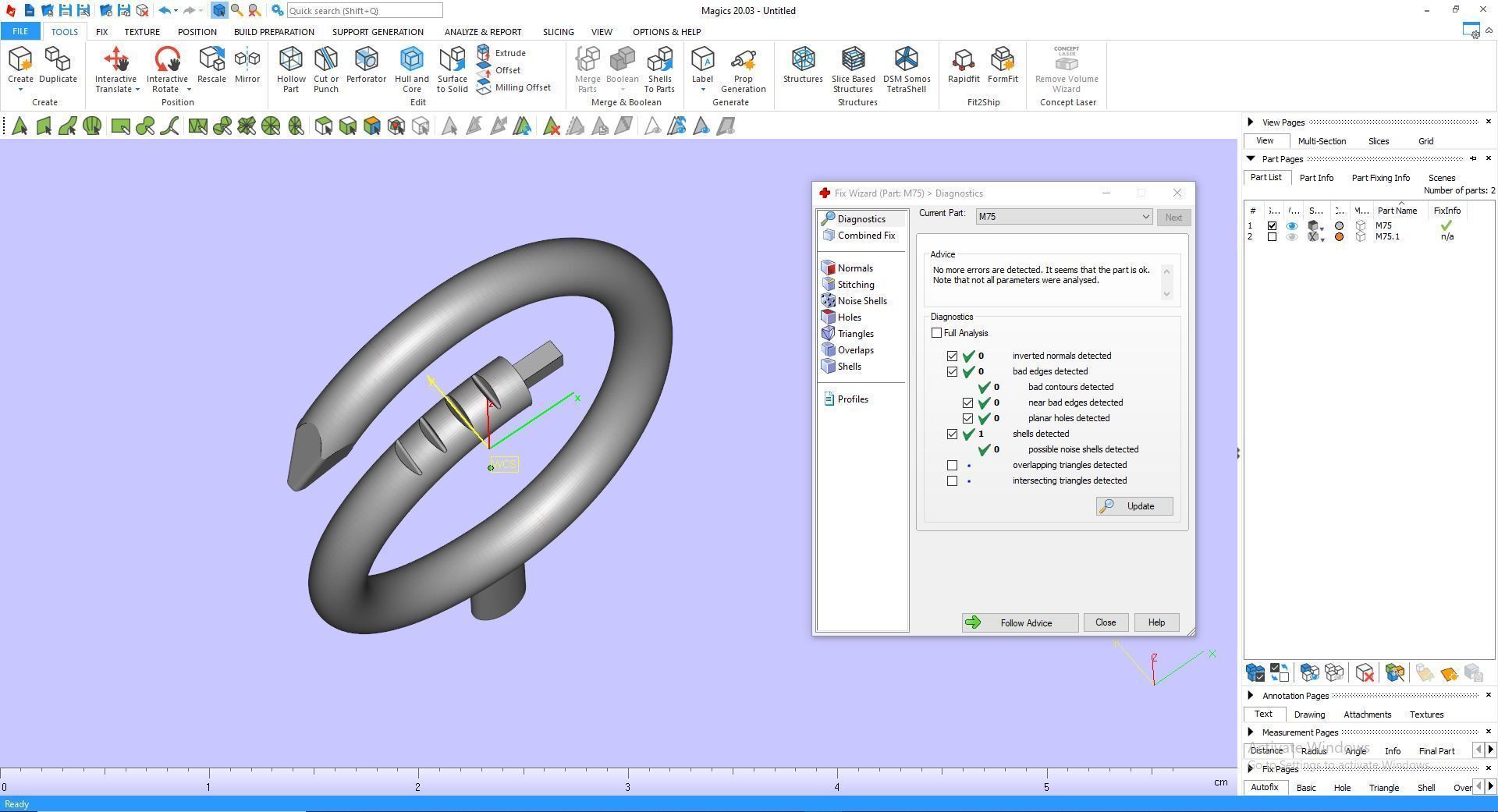 Ring M75 Women ring Size 6 75 US 3D print model_12