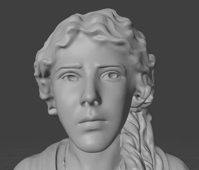 Mary Pickford 3D print model_7