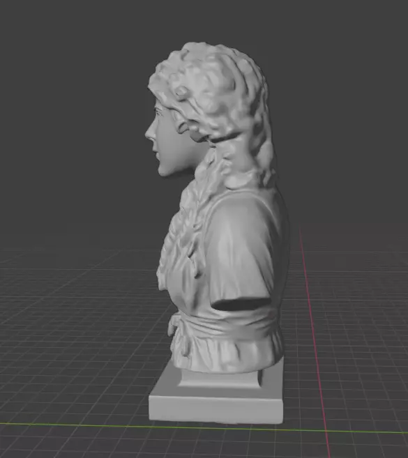 Mary Pickford 3D print model_23