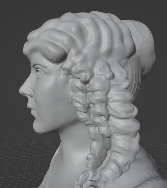 Mary Pickford 3D print model_14