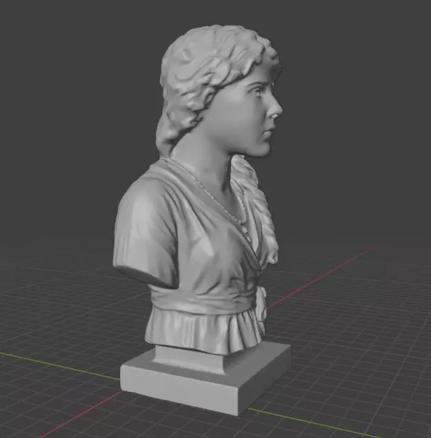 Mary Pickford 3D print model_20