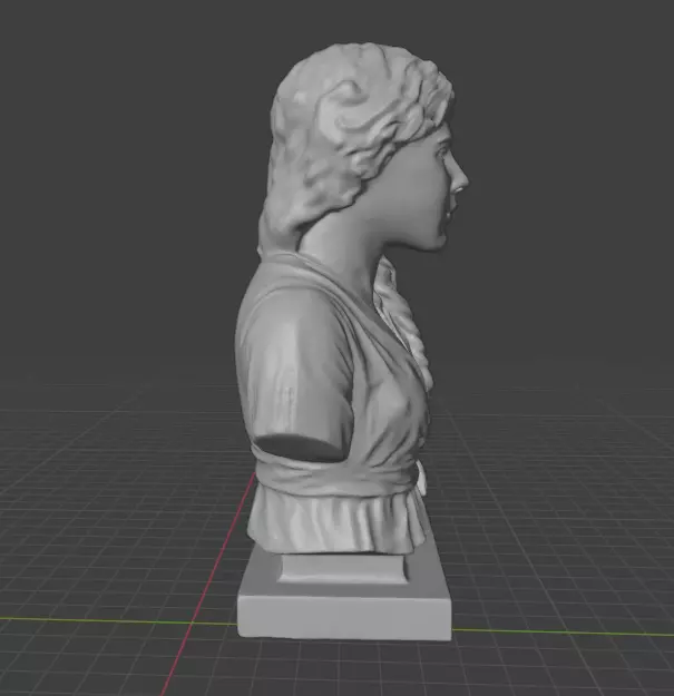 Mary Pickford 3D print model_21