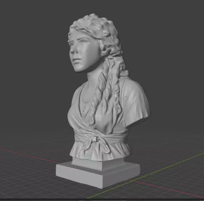 Mary Pickford 3D print model_3