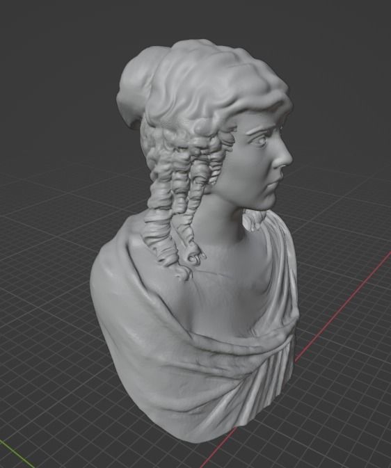 Mary Pickford 3D print model_8