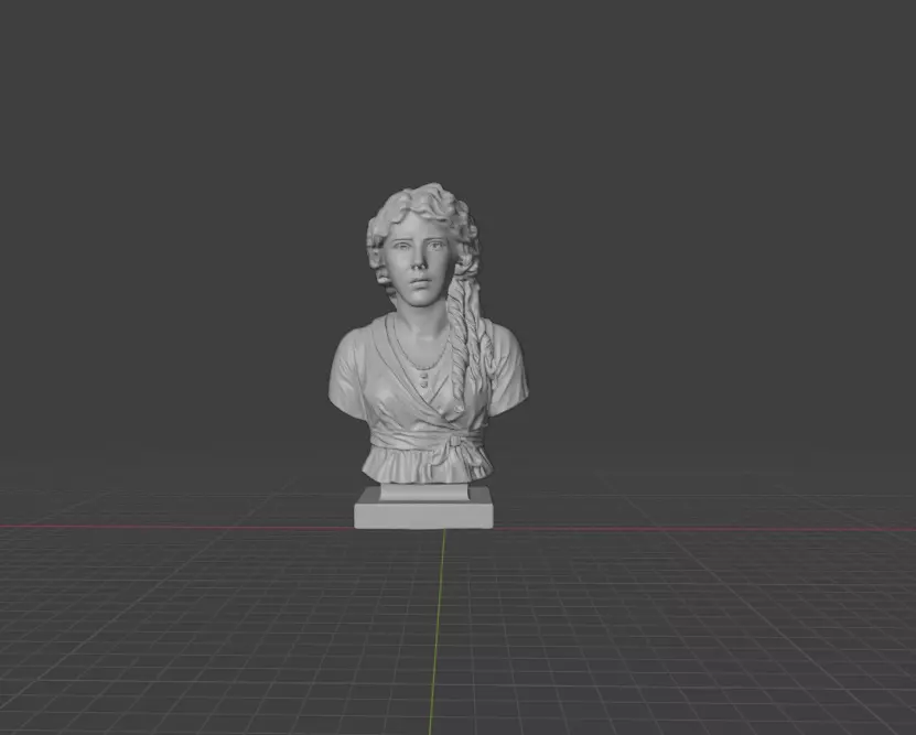 Mary Pickford 3D print model_12
