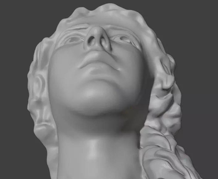 Mary Pickford 3D print model_8