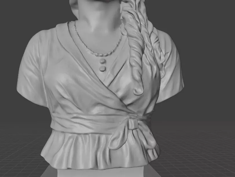 Mary Pickford 3D print model_14