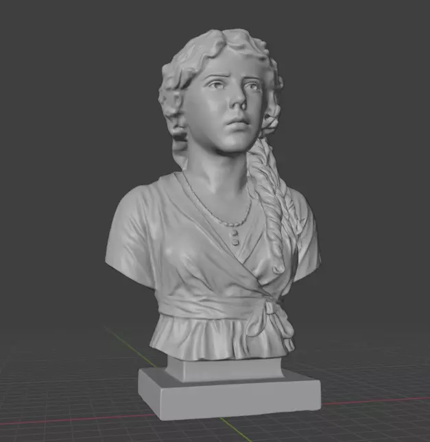 Mary Pickford 3D print model_19
