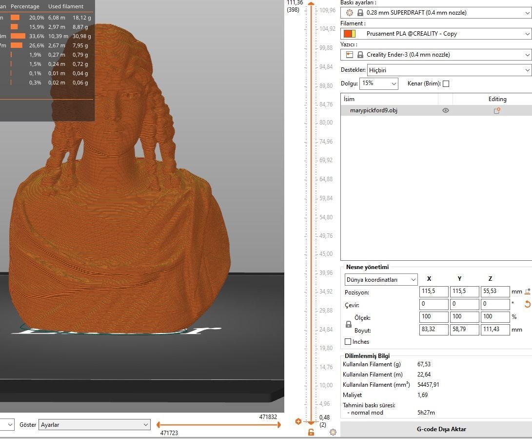 Mary Pickford 3D print model_4