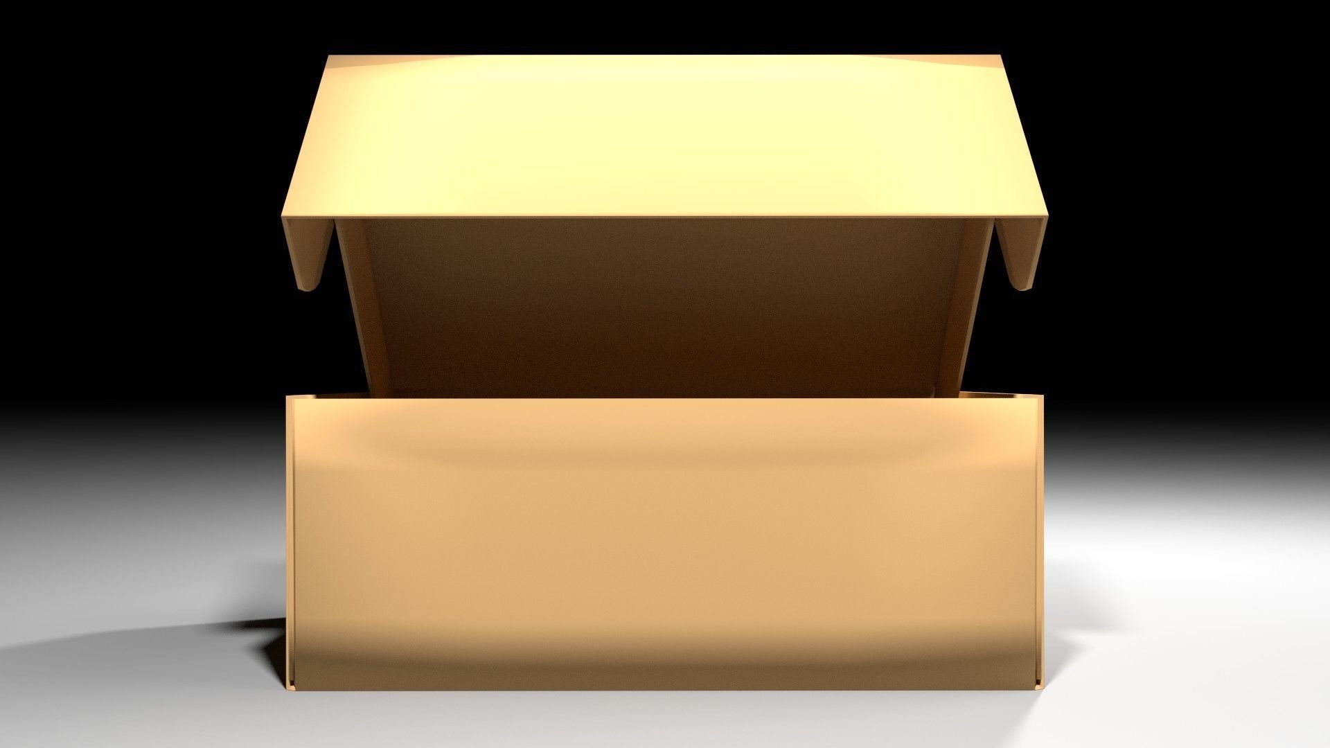 Cardboard Box RollEnd Tray 3D model CGTrader