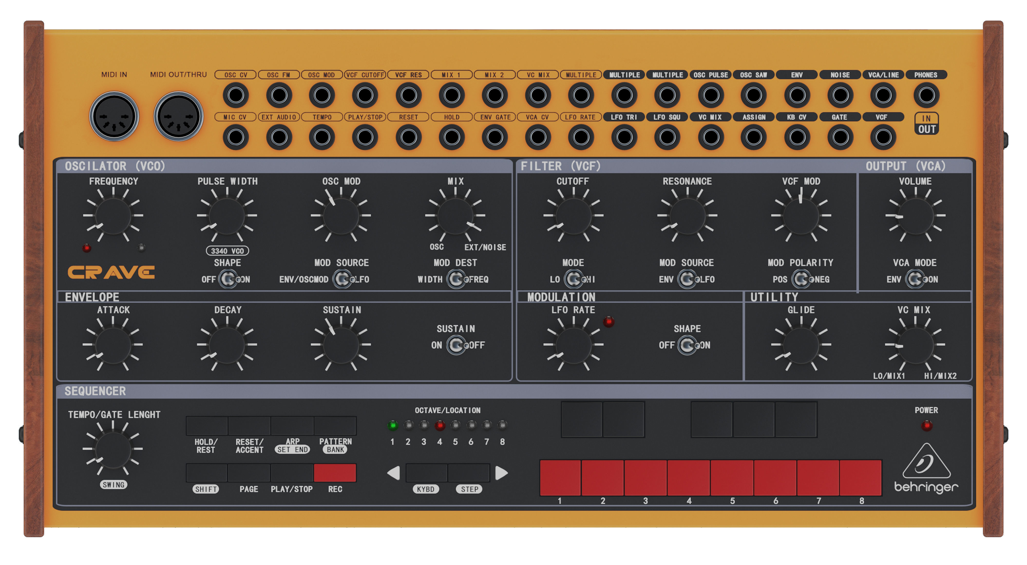 Behringer CRAVE Low-poly 3D model_1