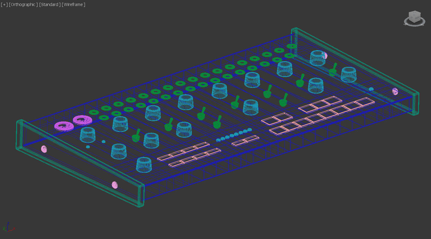 Behringer CRAVE Low-poly 3D model_4