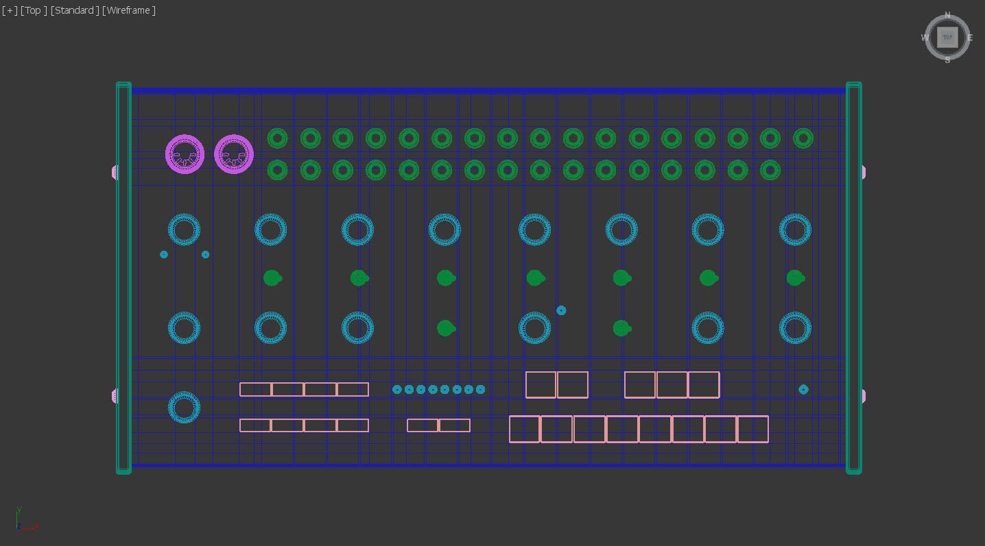 Behringer CRAVE Low-poly 3D model_5