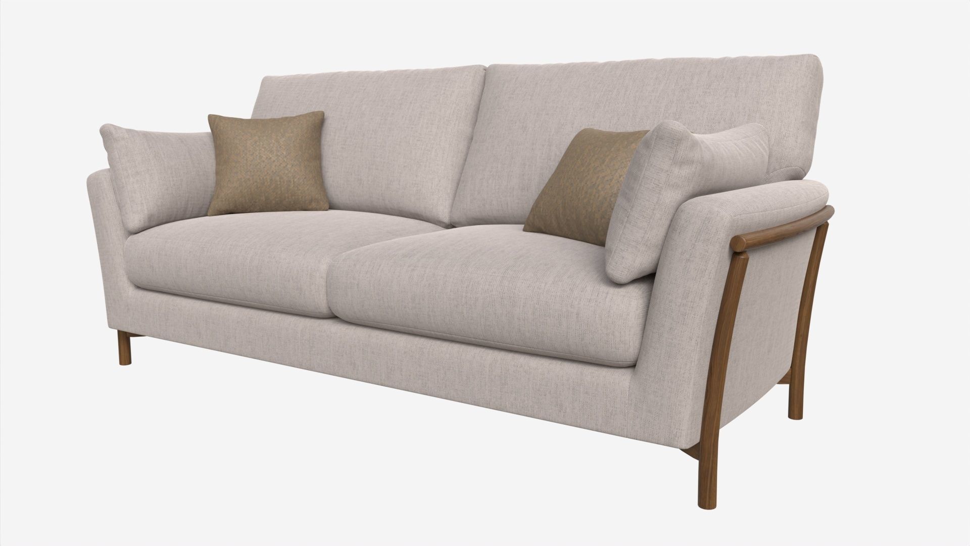 Sofa Large Ercol Avanti 3D model_1