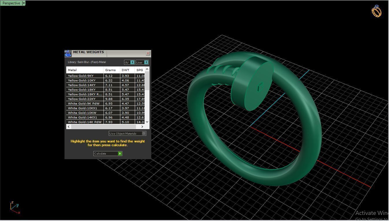 Ring M76 Women ring Size 7 US 3D print model_10
