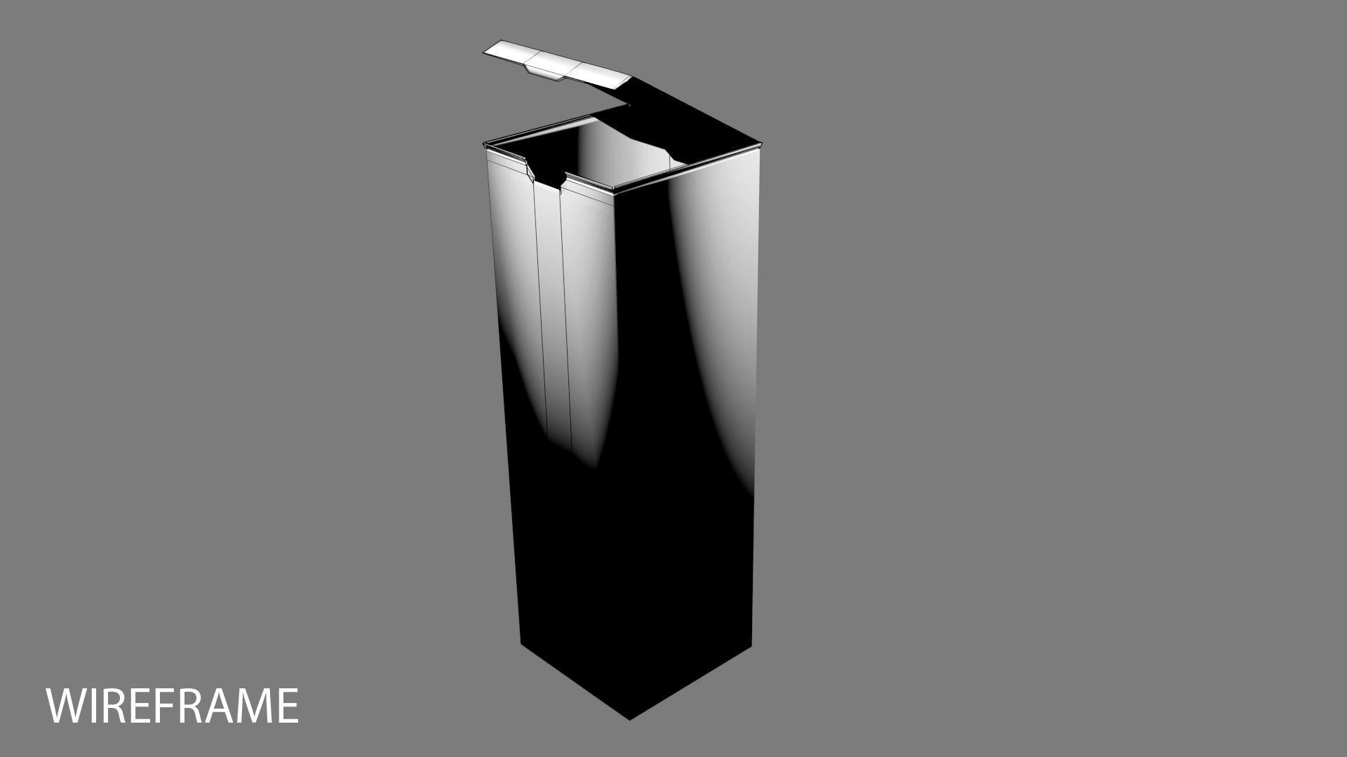 Cardboard Box - Tile 3D model_3