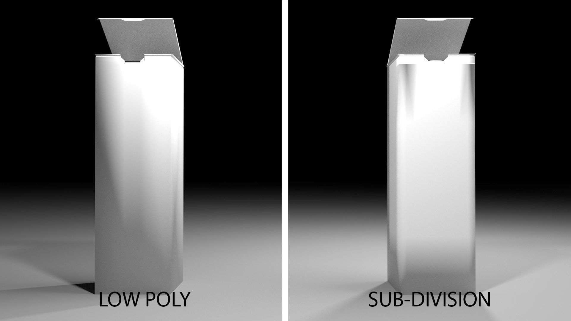 Cardboard Box - Tile 3D model_4