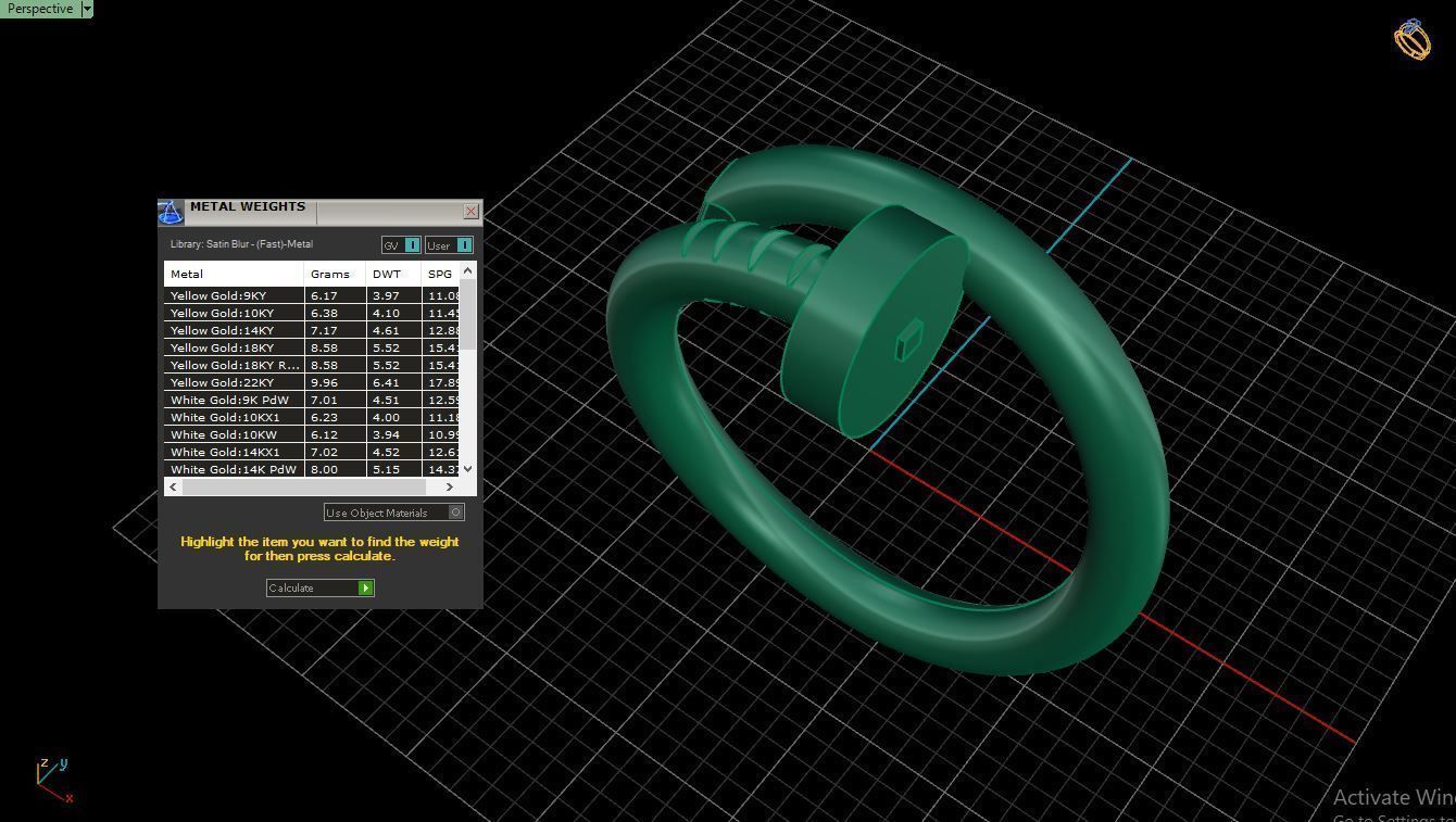 Ring M77 Women ring Size 7 25 US 3D print model_10