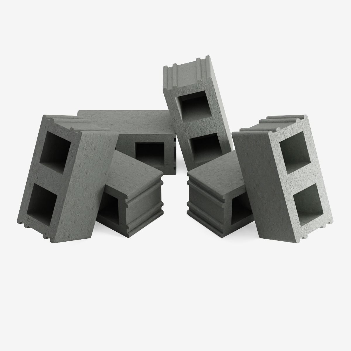 3D model Concrete Construction Blocks VR / AR / low-poly | CGTrader