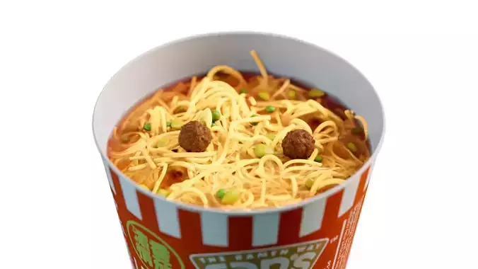 Instant Cup Ramen Noodle