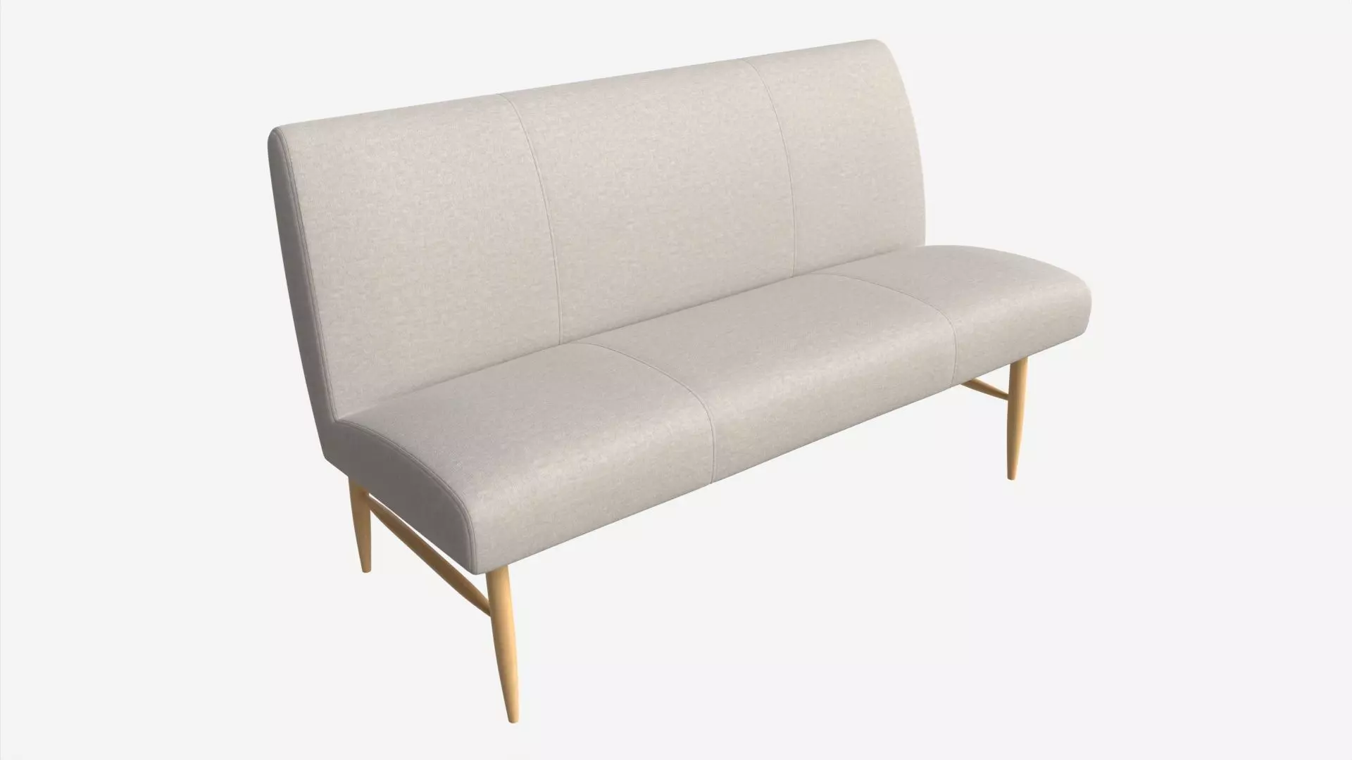 Bench Medium Ercol Elisa 3D model_0