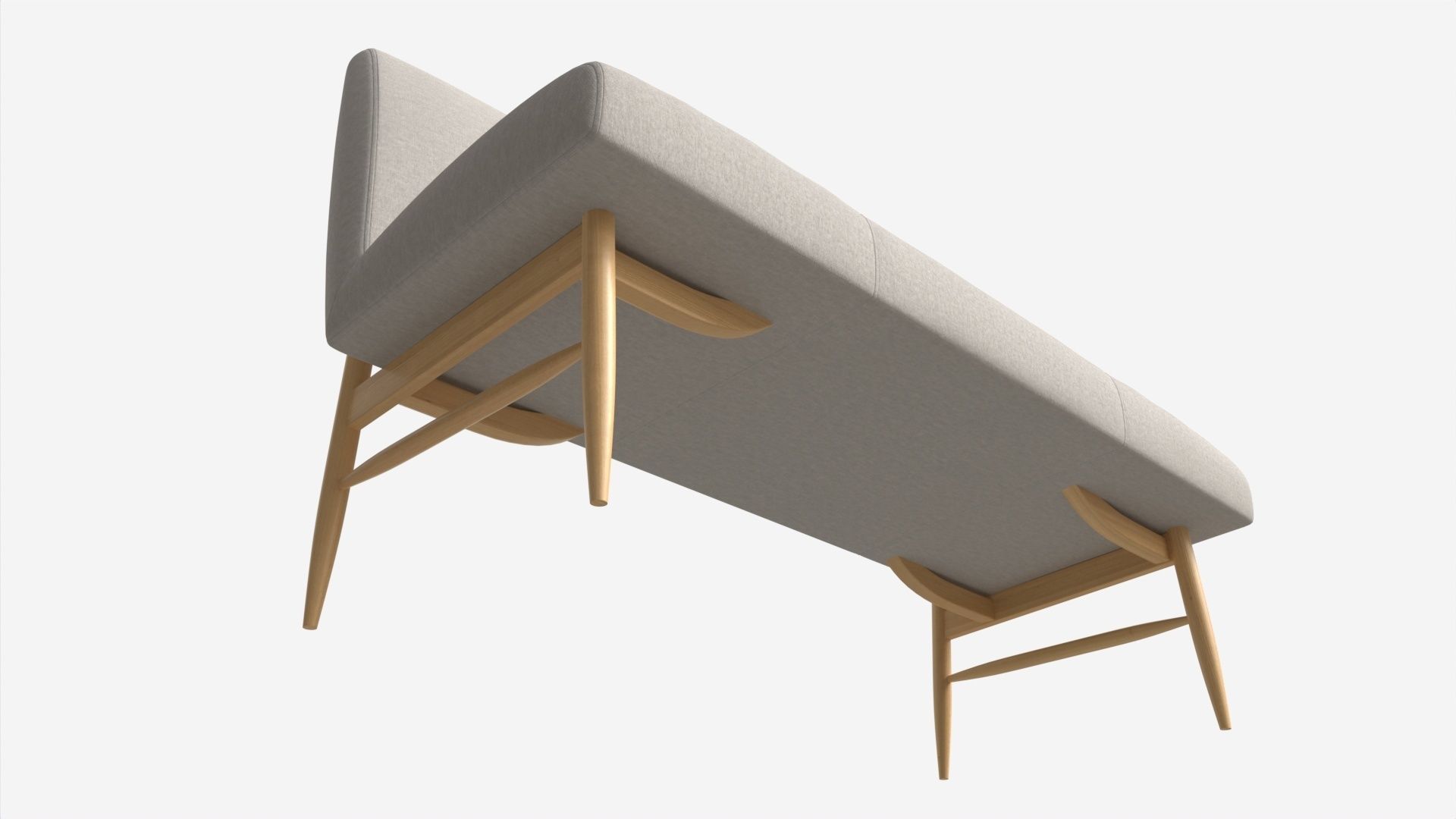 Bench Medium Ercol Elisa 3D model_3