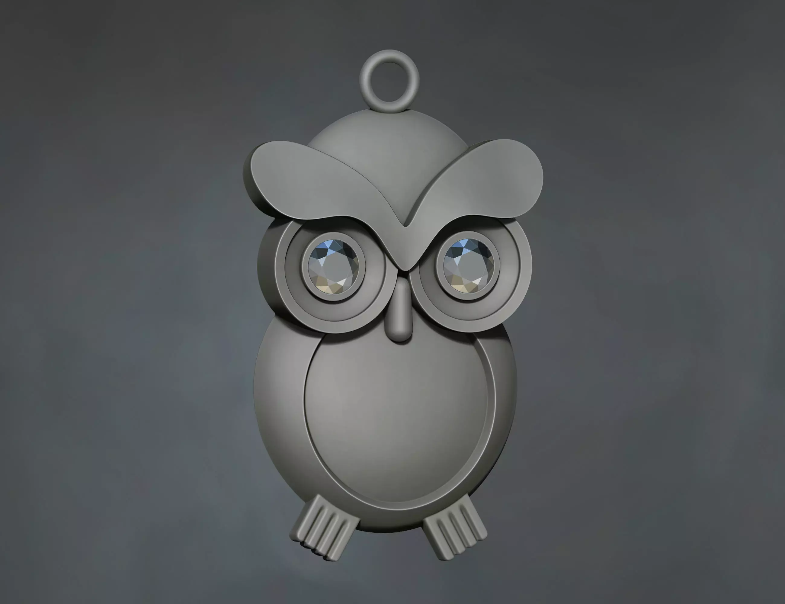 Owl Pendant Jewelry Free 3D print model