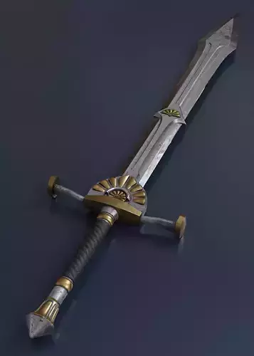Fantasy Combat Knife 2 3D model