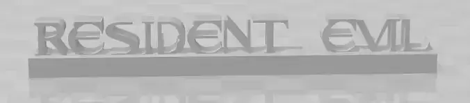 resident evil display stand no support