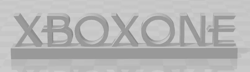 xbox one display stand no support 3D model_0