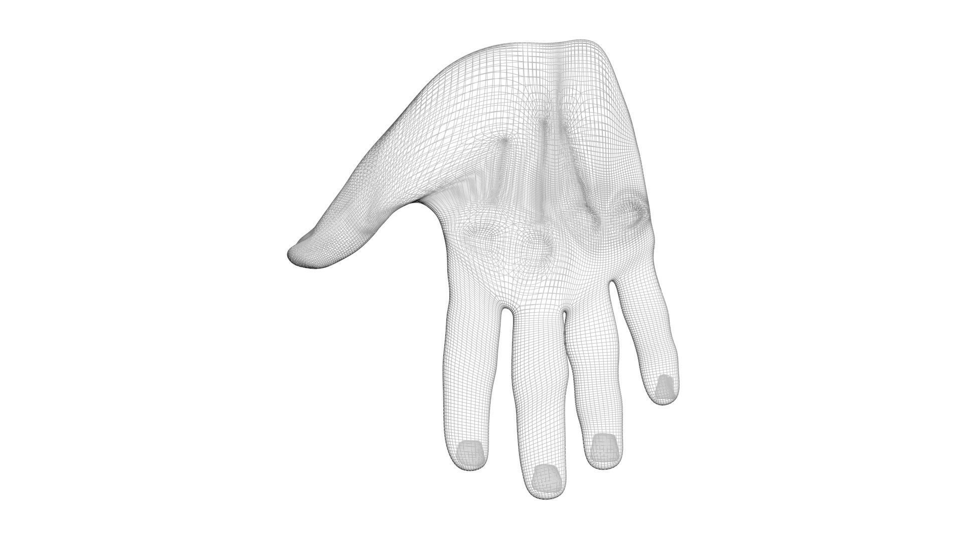 Human Hands 3D model_18