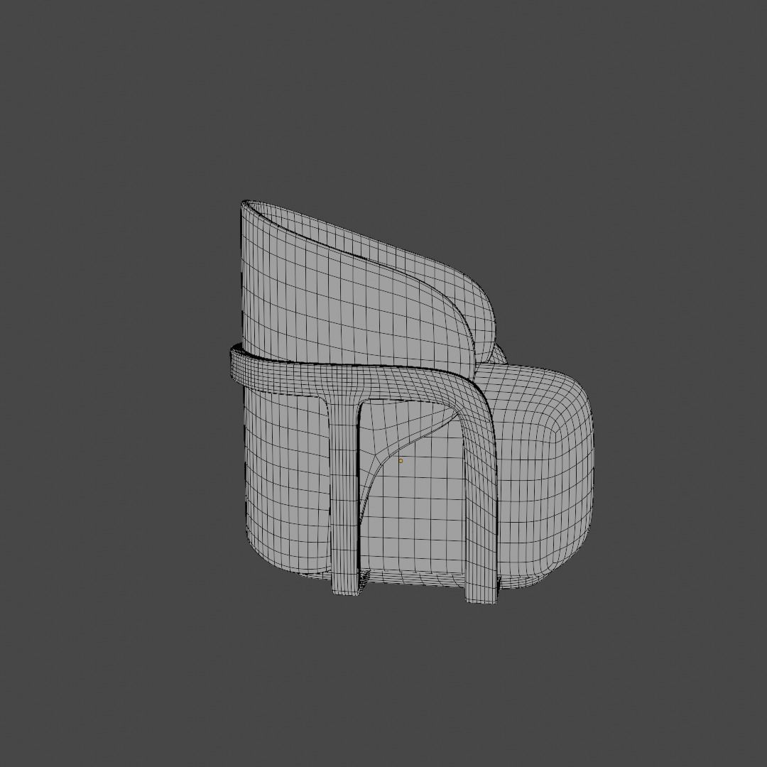 Unique Modern Sofa for Minimalist Interior Design Free low-poly 3D model_8