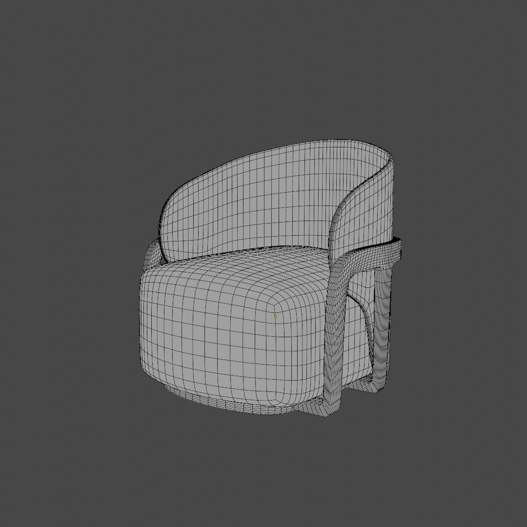 Unique Modern Sofa for Minimalist Interior Design Free low-poly 3D model_6