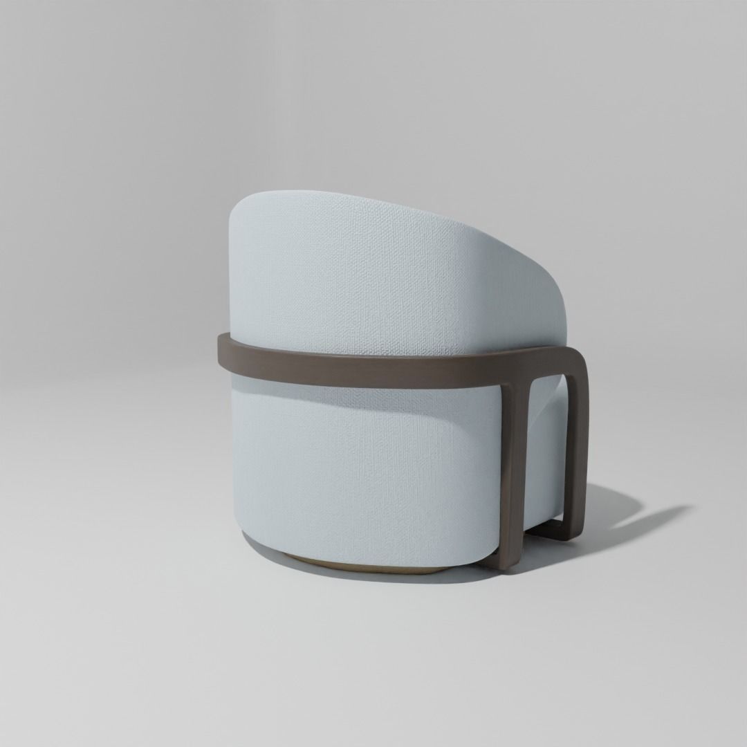 Unique Modern Sofa for Minimalist Interior Design Free low-poly 3D model_3