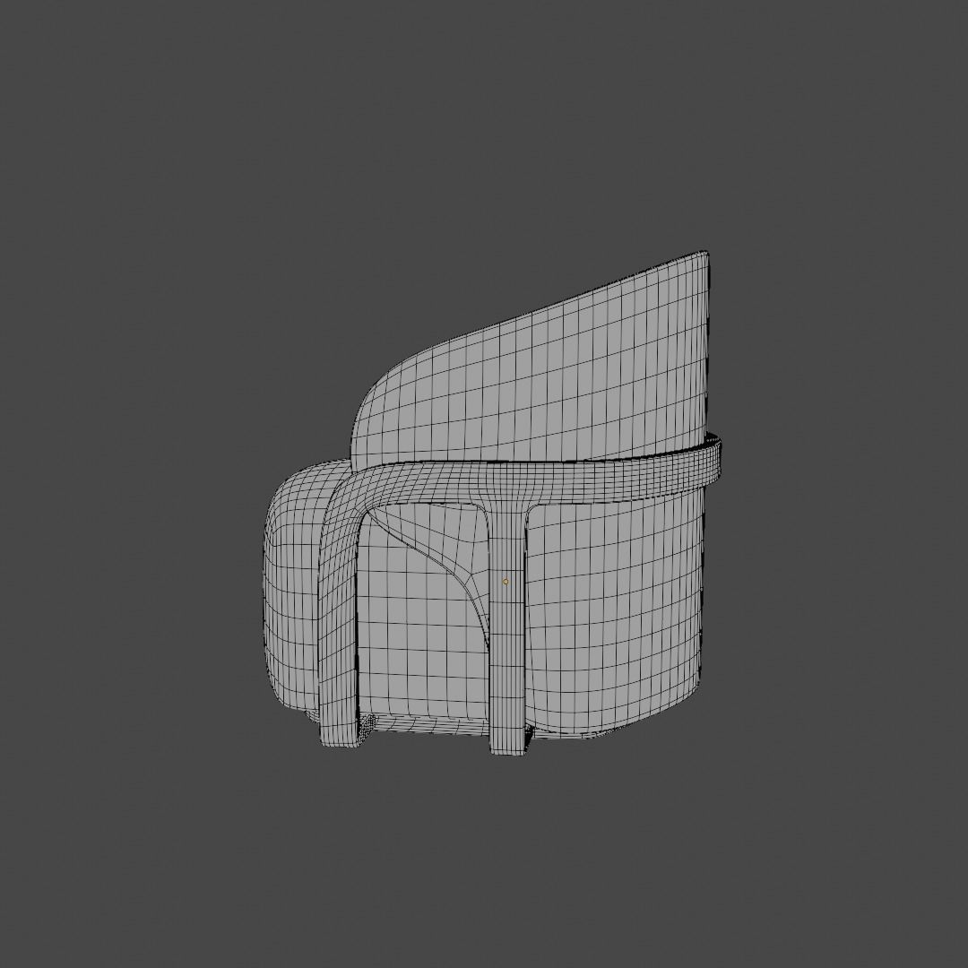 Unique Modern Sofa for Minimalist Interior Design Free low-poly 3D model_11