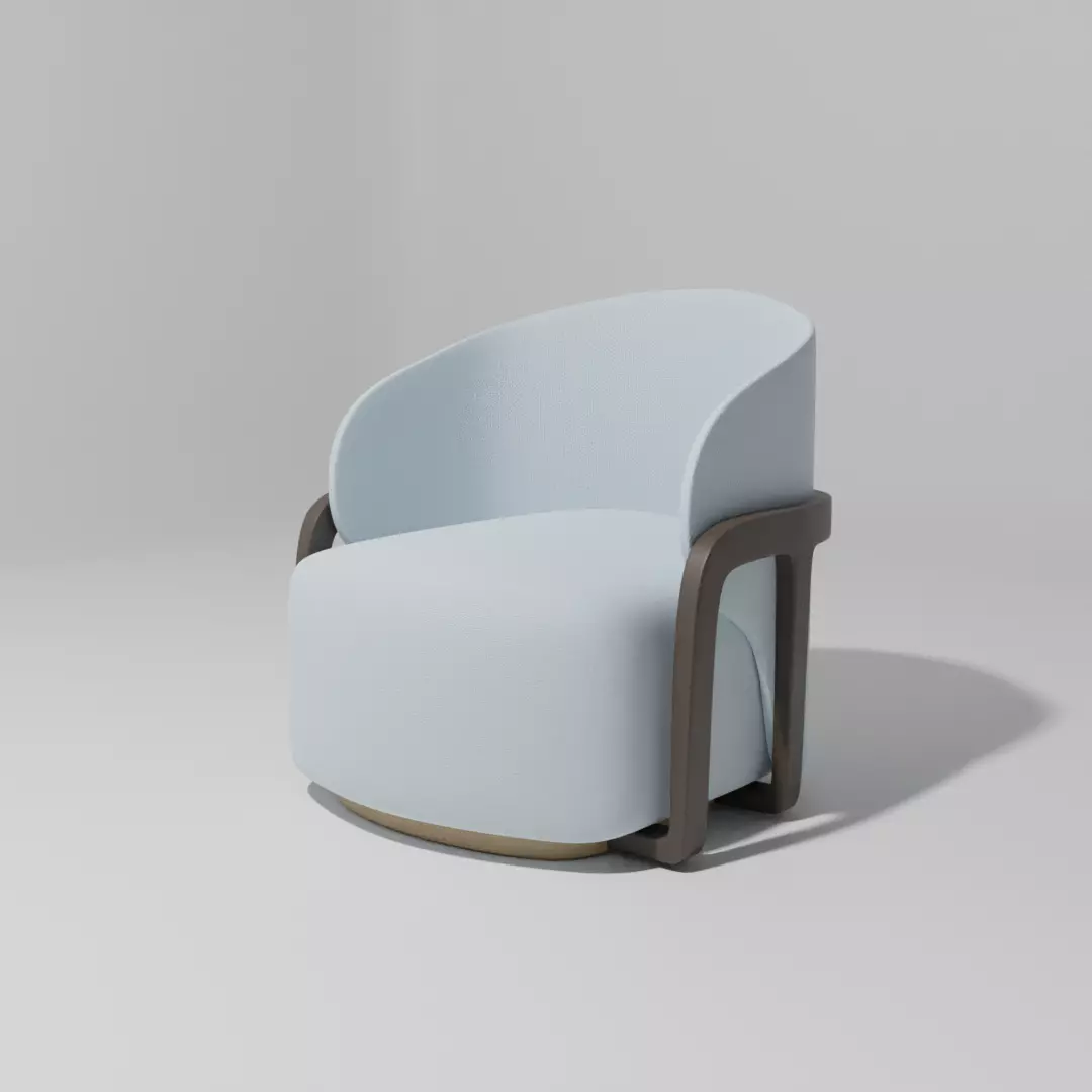 Unique Modern Sofa for Minimalist Interior Design Free low-poly 3D model_0