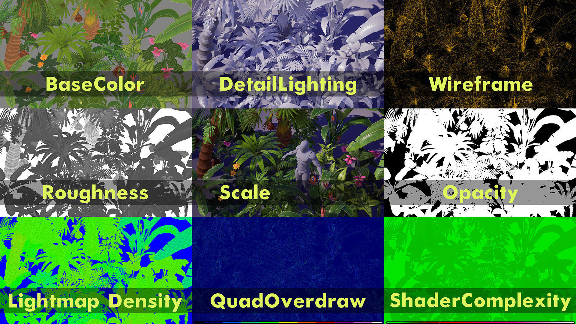 Tropical Plants Pack Low-poly 3D model_31