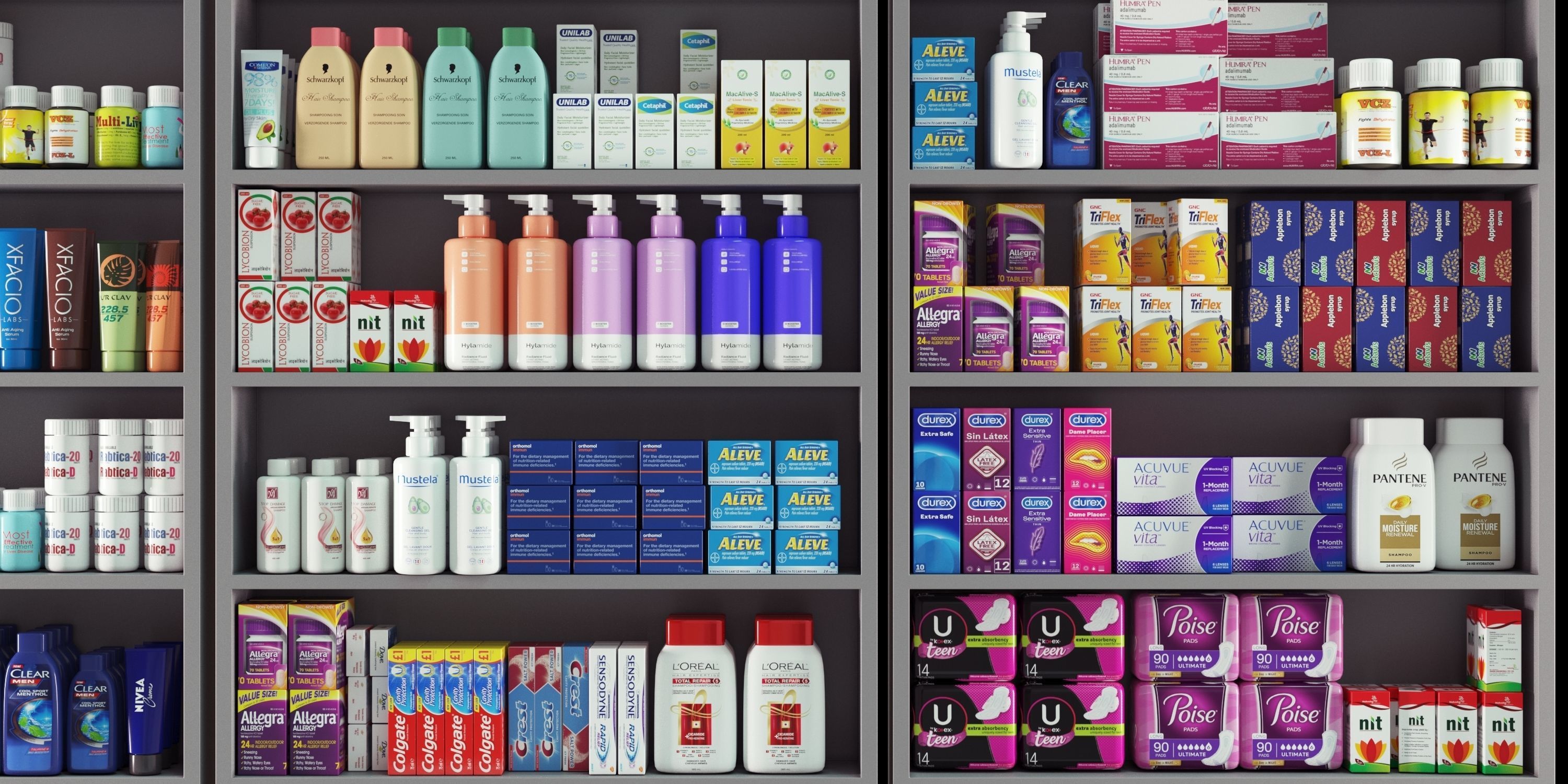 pharmacy showcase vol-01 Low-poly 3D model_5