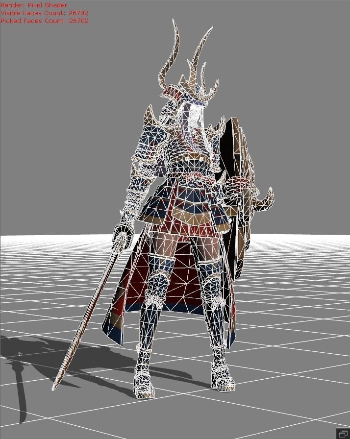 Freya 3D MLBB Low-poly 3D model_7