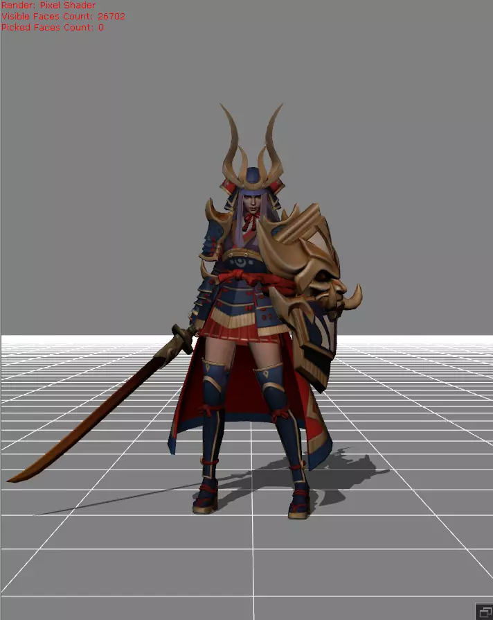 Freya 3D MLBB Low-poly 3D model_0