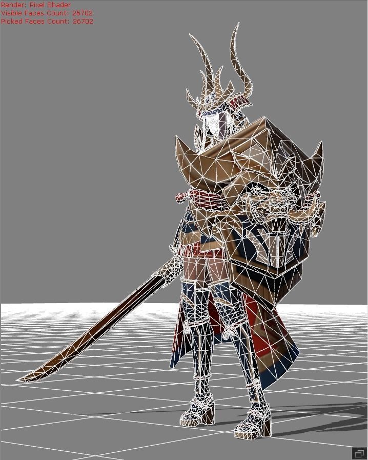 Freya 3D MLBB Low-poly 3D model_6