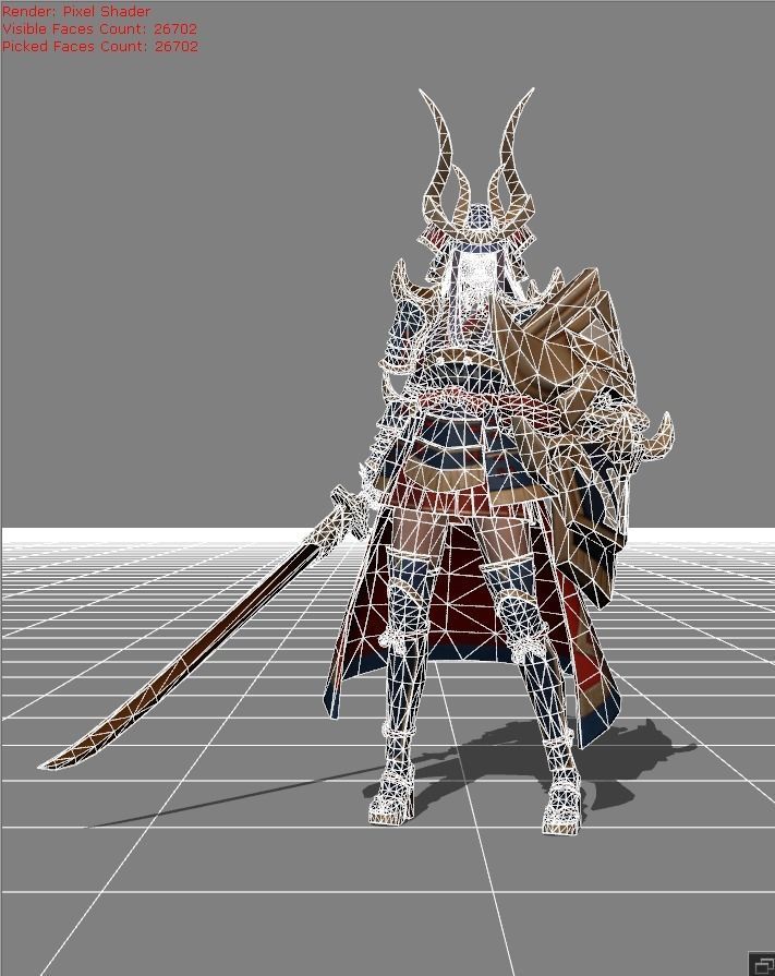 Freya 3D MLBB Low-poly 3D model_4