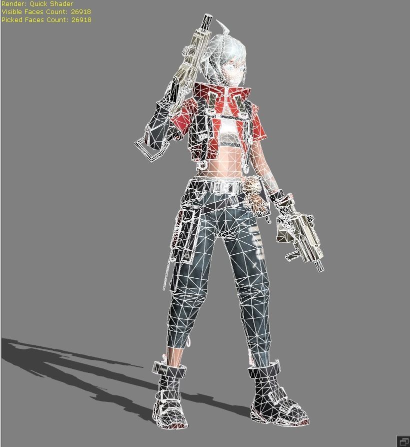 Beatrix MLBB 3D model_7